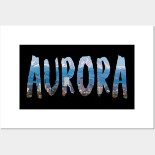 Aurora Colorado Skyline Posters and Art